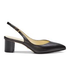 Emma Sling – Page EmptyDrop – Sarah Flint Sarah Flint, Italian Shoes, Leather Block Heels, Women's Flats, Womens Flats, Leather Heels, Calf Leather, Designer Shoes, Sale Items