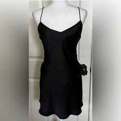 Super Cute Brand New Amazing Condition Simple, Sexy Elegant Mini Dress With Built-in Bra For Night, Black Mini Slip Dress With Built-in Bra, Elegant Camisole Mini Dress For Night Out, Cami Mini Dress With Built-in Bra For Date Night, Chic Camisole Night Dress, Chic Camisole Dress For Night, Black Cami Mini Dress For Night Out, Black Camisole Dress For Night Out, Fitted Sleeveless Slip Dress For Night