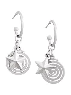 PRICES MAY VARY. Add a final touch to your earlobes, goes well with any outfit with these stunning star spiral earrings to elevate your Y2K grunge aesthetic look Huggies style, light weighted, a stainless steel Y2K star and spriral pendant dangly, stud earrings with push back closure Y2K is everywhere! People are obsessed with these 2000s vibes, this grunge aesthetic jewelry is a part of that vibe, too Yes, this year grunge has made the way back to mainstream! Grunge aesthetic outfit in everyday Spiral Stud Earrings, Earrings Grunge, Y2k Grunge Aesthetic, Edgy Emo, Trendy Stuff, Punk Rock Jewelry, Y2k Star, Aesthetic Jewelry, Rock Jewelry