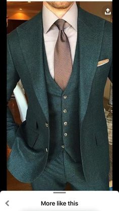 Green Wedding Suit, Costume Vert, Best Wedding Suits, Mode Costume, Designer Suits For Men, Green Suit