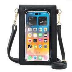 PRICES MAY VARY. ❧【An Ideal Gift Crossbody Phone Purse】AnsTOP Cell phone purse a perfect size forSamsung Galaxy S10 plus,S10,Note 8 and other smart mobile phones, fits a cell phone with the screen size of 7 inch (WITHIN a Thin phone case) and below. There is 2 main compartments, including 1 clear phone pocket, you can put your driving license in it. ❧【2 Adjustable and Removable Sholder Straps】 AnsTOP Phone Purses With Shoulder Strap-2 shoulder strap to selcet: one short strap and one long strap Crossbody Phone Purse, Everyday Purse, Cell Phone Bag, Cell Phone Purse, Barrel Bag, Purse For Women, Crossbody Bags For Women, Frame Bag, Cool Gifts For Women