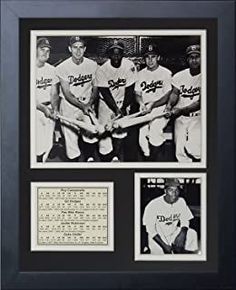 an autographed photograph of the los angeles dodgers