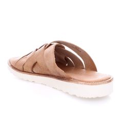 Men's Sandals | ABRAHAM LIGHT | BED|STU Casual Sport Sandals With Leather Footbed For Vacation, Summer Leather Footbed Slip-on Slides, Casual Leather Slides With Textured Sole, Modern Sandals With Woven Sole And Slip-on Design, Summer Slip-on Sport Sandals With Textured Sole, Leather Sport Sandals With Rubber Sole For Vacation, Leather Slides With Textured Footbed For Beach, Casual Leather Footbed Sandals With Textured Sole, Leather Footbed Slides For Vacation