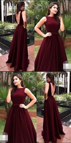 Gorge Dresses, Prom Dresses Long Burgundy, Burgundy Prom Dress Long, Burgundy Formal Dress, Custom Made Prom Dress, Formal Dresses Graduation, Cheap Gowns, Burgundy Prom Dress, Prom Dresses Sleeveless