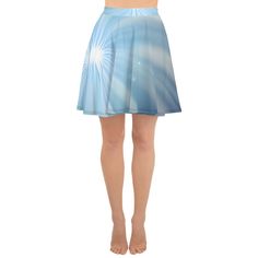 The soft fabric and flared cut of this skater skirt are just a few of the reasons why it's bound to become a favorite in your wardrobe. The flattering silhouette looks great on any body type, and thanks to the elastic waistband, you'll feel extra comfy. * 82% polyester, 18% spandex * Fabric weight: 6.78 oz/yd² (230 g/m²) (weight may vary by 5%) * Smooth fabric * Mid-thigh length * Elastic waistband * Overlock seams, coverstitch hemline * Blank product components in the US and Mexico sourced from Stretch A-line Gathered Skirt Bottoms, Summer Fit And Flare A-line Skirt, Stretch A-line Skirt With Lining, Flowy A-line Mini Skirt For Spring, Spring Flare Pleated Skirt, Spring A-line Flowy Mini Skirt, Casual Flare Skirt For Summer, Casual Flared Fitted Skirt, Summer A-line Lined Tennis Skirt