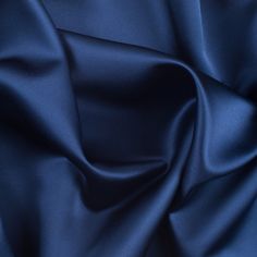 Cape lining, $7.99/yd. Ultra Indigo Solid Polyester Satin Mom Clothing, You Look Fab, Broadway Costumes, Crushed Velvet Fabric, Duchess Satin, Mood Fabrics, Fabric Houses, Matte Satin, Polyester Satin