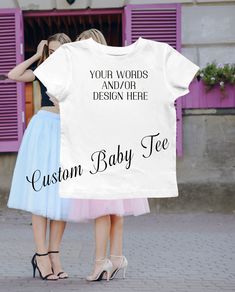 ⭐ The perfect baby tee personalized to your style and desire, just send me a photo and/or text, select a font and I will create a mockup for you to approve.  Please contact me, I'll be happy to work with you in creating your favorite baby tee.  This BellaCanvas Youth size tee is super soft, but can be used by adults if you are looking for the super trendy baby tee y2k look.   It will hug you for a feminine fit, white color is a little see through, but it feels and looks great.  Please, make sure to read sizing info in the description and attached photos, the Small size has tighter sleeves, make sure to size up.    ❤️Please note, colors and images may vary slightly from picture images❤️  -----------Please note, the graphics are on the front of the t-shirt.  If you would the image to be on t Crop Top Styles, Custom Crop Top, Crop Top Style, Grunge Shirt, Baby Tees Y2k, 90s Baby, Y2k Baby Tee, Y2k 90s, Baby T Shirts