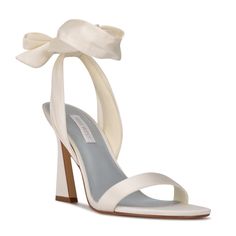 Kelsie Ankle Wrap Heeled Sandals - Nine West Hak Tinggi, Glamouröse Outfits, Ankle Wrap Heels, Fun Shoes, Dr Shoes, Mode Zara, Hannah Montana, Wrap Heels, Shoe Inspo