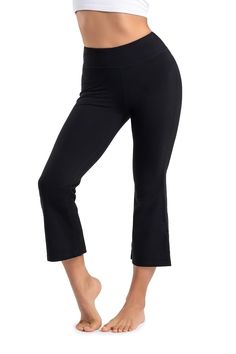 PRICES MAY VARY. 87% Nylon, 13% Spandex Imported Inseam Options: Choose from 20", 22", and 24" inseams to match your style preference; Model is 5'7" and wears the 22” inseam Fabric: Made from breathable, moisture-wicking fabric with four-way stretch for effortless movement and comfort Style Selection: YCW1402 (flared legs); YCW1403 (flared with side pockets); YCW1405 (slight flare, not too tight or too wide); YCW1407 (slight flare with pockets) Design Details: Wide and unpinchable waistband; Dra Yoga Pants With Pockets, Pockets Design, Flare Yoga Pants, Fits Women, Flare Leg Pants, Pants With Pockets, Kick Flares, Cropped Flares, Hidden Pocket