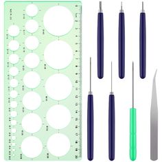 the tools needed to make a diy project are shown in front of a ruler