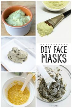 DIY Face Mask Recipes To Make At Home - Love and Marriage Diy Exfoliating Face Scrub, Diy Honey Face Mask, Make Your Own Face Mask, Face Mask At Home, Green Tea Face Mask, Coconut Oil Face Mask, Cucumber Face Mask, Cucumber For Face, Mask At Home