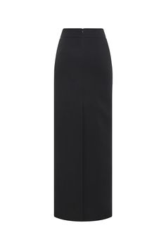 Made with high-quality polyester, this skirt offers exceptional fit and comfort. Its straight, high waist design flatters your silhouette, while the floor length adds an air of sophistication. Perfect for any formal occasion, elevate your style with this luxurious addition. Straight Long Skirts, Straight Skirts Designs, Elegant Fitted Floor-length Maxi Skirt, Formal Full-length Lined Dress, Fitted Floor-length Maxi Skirt For Formal Occasions, Fitted Full-length Maxi Skirt For Night Out, Formal Full-length Dress With Lined Skirt, Formal Fitted Floor-length Maxi Skirt, Fitted Maxi Skirt For Gala