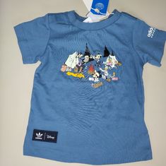 Adidas Original Disney Baby Tee Shirt 9 Months New Baby Tee Shirt, Baby Tee Shirts, Adidas Original, Adidas Blue, 9th Month, Adidas Shirt, Baby Disney, Blue Adidas, Baby Tee