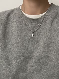 Simple Trendy Star Hollow Choker Necklace Pendant Neck Jewelry Accessories Women Men's Fashion Party Silver Necklace Aesthetic, Simple Silver Necklace, Minimalist Jewelry Silver, Silver Necklace Simple, Chain Necklace Silver, Necklace Aesthetic, Neck Jewelry, Stars Hollow, Neck Jewellery