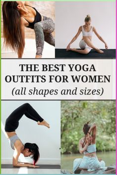 the best yoga outfits for women all shapes and sizes are available in this postcard