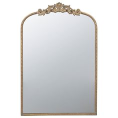 Wall Mirror Description Add this Arched Ornate mirror to upgrade your style in a hallway, office, dining room, or bedroom. Wall Mirror Features Features an ornate Baroque-inspired frame Lavish gold finish The size is ideal for reflecting both natural and artificial light to help brighten any room day or night Makes a small room look bigger Due to lighting and monitor differences, actual colors and finishes may vary slightly from what appears online | A&B Home Rectangle Wall Mirror in Gold | Nebr Small Room Look Bigger, Bedroom Wall Mirror, Room Look Bigger, Rectangle Wall Mirror, Hallway Office, Ornate Mirror, Office Dining Room, A&b Home, Artificial Light