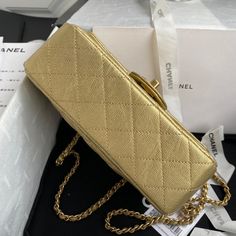 Size: (20x12x6cm) It comes with Dust box, Care manual, Tag and Paper bag. Luxury Bag, Cc Logo, Quilted Leather, Chanel Bag, Luxury Bags, Fashion Bags, Clutch Bag, Paper Bag, Fendi