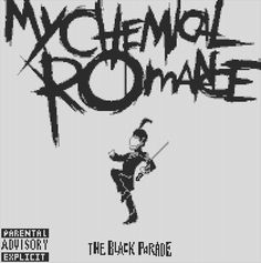 the cover art for my chemical romance's album, the black rarbie