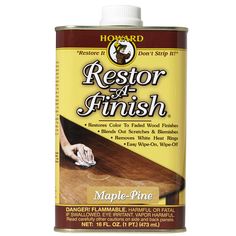 a can of restore and finish walnut