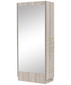 an image of a bathroom medicine cabinet with mirror on the front and drawers below it