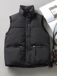 Weiyinxing Fashion New Cotton Padded Outerwear Vest Down Sleeveless Coat Women Loose Puffer Jacket Female Lightweight Waistcoat ��– weiyinxing Sleeveless Coat, Soft Leather Handbags, Womens Designer Handbags, Cotton Vest, Outerwear Vest, Coat Women, Down Coat, Cotton Pads, Padded Jacket