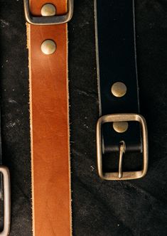 Simple, durable and works with everything. Hand made in our California shop of high quality 8oz American latigo leather, with a solid brass buckle. True to size, will soften and patina with wear. 1.5" thick leather strap. Bridle Leather Belt With Brass Buckle For Everyday Use, Everyday Bridle Leather Belt With Brass Buckle, Adjustable Leather Belt Buckles With Brass Hardware, Vintage Bridle Leather Belt For Everyday Use, Adjustable Bridle Leather Belt With Brass Buckle, Classic Leather Belts And Suspenders With Brass Buckle, Vintage Bridle Leather Belt With Brass Buckle, Vintage Belts With Brass Buckle For Everyday Use, Adjustable Belts With Antique Buckle For Everyday Use