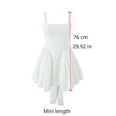 SPECIFICATIONSBrand Name: SuninheartElasticity: Slight StrechSleeve Style: regularFabric Type: PolyesterPattern Type: SolidFit Type: SlimSilhouette: A-LINENeckline: Square CollarDecoration: ZippersStyle: CasualDresses Length: Above Knee, MiniMaterial: PolyesterAge: MIDDLE AGEOrigin: Mainland ChinaCN: GuangdongSeason: SummerType: regularWaistline: NaturalSleeve Length(cm): sleevelessModel Number: 1481 fluffy skirtPlace Of Origin: China (mainland)Gender: WOMENChoice: yessemi_Choice: yes Spring Mini Dress With Boning, White Backless Party Corset Dress, White Fitted Corset Dress For Summer, White Backless Corset Dress For Party, Fitted White Suspender Dress For Spring, Knee-length Slim Fit Summer Dresses, Slim Fit Knee-length Summer Dress, Fitted Mini Length Summer Corset Dress, Fitted Mini-length Summer Corset Dress