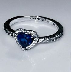 Pandora Blue Ring, Pandora Promise Rings, Pandora Heart Ring, Shein Coupon Codes, Shein Coupons, Blue Heart Ring, Rings Pandora