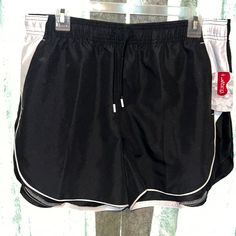 Black Shorts With White Trim. Nwt. Has Pockets & Drawstring. Black Sporty Shorts With Contrast Color, Sporty Black Shorts With Contrast Color, Sporty Black Color Block Shorts, Black Summer Shorts With Contrast Color, Black Shorts With Contrast Color For Summer, Black Color Block Shorts For Summer, Summer Black Color Block Shorts, Golf Shorts Women, Womens Athletic Shorts