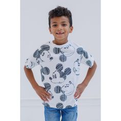 Your kid is ready for a day filled with Disney magic in this cute 2 pack of Disney shirts! These comfy short sleeve tees feature vibrant and colorful Disney artwork your little one will love to wear! Choose from classic designs of favorite characters like Mickey Mouse and his friends Donald Duck, Goofy, and Pluto, Woody and Buzz Lightyear from Toy Story, Maui and Moana, Luca, Kion from Lion Guard, Lightning McQueen from Cars, Flash, Axl, and Piston from Firebuds, and Winnie the Pooh, Tigger, Eey Tigger Eeyore, Te Fiti, Mickey Mouse Toys, Pet Pig, Disney Princess Moana, Princess Moana, Mickey Mouse Shorts, Toy Story Buzz Lightyear, Toy Story Buzz