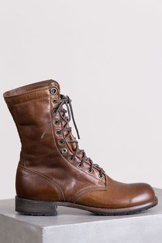 Men's Walk-Over Ian Fold-Over Leather Jump Boots Jump Boots, Water Resistant Shoes, Mens Brown Boots, Ankle Combat Boots, Fold Over Boots, Combat Boots Men, Men’s Boots, Boots Mens, Mens Leather Boots