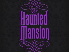 the title for the book, the haunted mansion