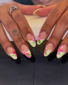 spring is approaching ⚡️🧚🏻‍♀️💐 been loving all my colorful sets ✨🤩 • @vbeautypure #valentinobeautypure #nailart #albany #nails #nailsofinstagram #nailsoftheday #nailsdesign #nailsonfleek #nailsnailsnails #nailtech #nailtechlife #nailpro #nailsmagazine #nailinspo #nailideas #nailitdaily #explore #explorepage #trendynails #trendingnails #trendingnow #birthdaynails #upstateny #taurus #nails2inspire Margarita Nails, Stylish Acrylic Nails, Trendy Acrylic Nails, Island Nails, Spring Acrylic Nails, Glamour Nails, French Tip Acrylic Nails