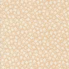 an orange and white flowered background with small flowers on it's side,