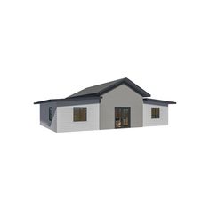 an image of a two story house on a white background