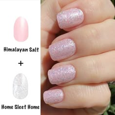 Home Sleet Home Color Street, Color Street Mixed Mani Ideas, Color Street Nails Combos, Color Street Mani, Nails Grunge