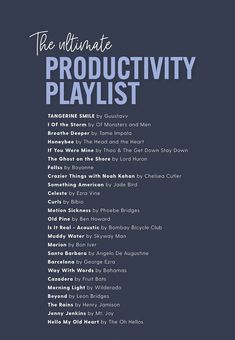 Productivity Playlist, Songs Everyone Knows, Party Music Playlist, Dance Music Playlist, Road Trip Playlist, Throwback Songs