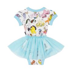 Sweet Little Baby Bodysuit With All Over Print And Tulle Skirt. Rock Your Baby X My Little Pony Collab Nwt Size 3-6 Month Rock Dresses, Layered Tulle Skirt, Trendy Boutique, Baby Dresses, Baby Family, Kids' Dresses, Baby Bodysuit, Girls Shopping, Leotards