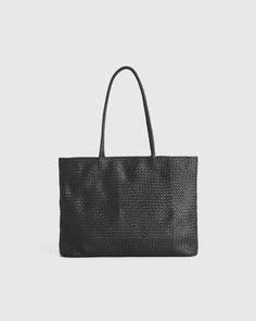 Italian Leather Small Handwoven Tote Capsule Wardrobe Minimal, Pink Copper, Woven Tote Bag, Fall Capsule Wardrobe, Sell Gold, Recycled Leather, Black Tote, Day Bag, Large Tote