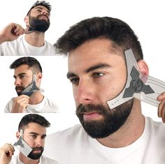 PRICES MAY VARY. 𝐅𝐞𝐞𝐥 𝐀𝐧𝐝 𝐋𝐨𝐨𝐤 𝐘𝐨u𝐫 𝐁𝐞𝐬𝐭: Get ready for a shape you want, perfect shave lines in no time & expensive shaves from the barber! "𝐁𝐞𝐚𝐫𝐝𝐦?𝐧" 𝐆𝐫𝐞𝐚𝐭 𝐆𝐢𝐟𝐭: Perfect present for Christmas Day, Birthday, Anniversary, or any special event. 𝐁𝐞𝐬𝐭 𝐒𝐡𝐚𝐩𝐢𝐧𝐠 & 𝐒𝐭𝐲𝐥𝐢𝐧𝐠 𝐓𝐨𝐨𝐥: Works with a beard trimmer or razor to style your beard & facial hair. 𝐈𝐧𝐧𝐨𝐯𝐚𝐭𝐢𝐯𝐞 𝐂𝐮𝐬𝐭𝐨𝐦 𝐃𝐞𝐬𝐢𝐠𝐧: Made from long-lasting and durable high-quality raw Beard Template, Beard Shaping, Beard Shapes, Men Beard, Guide Template, Beard Combs, The Barber, Awesome Beards, Grow Beard