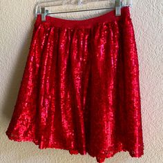 Adorable And Fun Sequin Skirt For Your Twirling Girlie! Perfect For July 4, Valentine’s Day Or Christmas. New With Tags From Non Smoking Home. Has Liner Under Top Layer Of Sequins As Pictured. Red Mini Skirt For Party Season, Red Festive Skirt For Spring, Red Festive Holiday Skirt, Red Holiday Festive Skirt, Red Skirt For Winter Holiday, Festive Red Holiday Skirt, Red Christmas Party Skirt, Red Winter Holiday Skirt, Fitted Red Skirt For Holiday