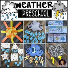 weather preschool activities and crafts for the classroom