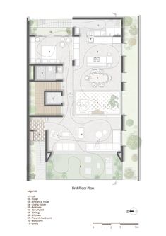 the floor plan for a house with two levels