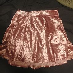 Never Worn, Still Has Tags. Thick Elasticated Waist, Cinches You Right In! Flippy Skirt, Mini Skirt, Crushed Velvet. Fits Size 4 To 6. I Am Quite Tall 5'9" And It Is Not Too Short For Me. Pink Velvet Skirt, Castle Rooms, Button Down Mini Skirt, Womens Golf Skirts, Velvet Mini Skirt, White Mini Skirt, A Line Mini Skirt, Golf Skirts, Party Skirt