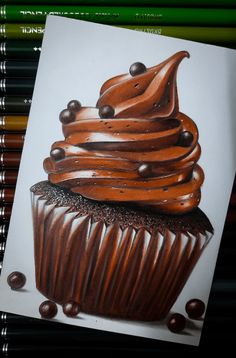 Realistic Cute Drawings, Creative Colored Pencil Drawings, Drawing In Colored Pencils, Nature Art Color Pencil, Art Color Pencil Drawings, Realistic Drawings Colour, Drawing Ideas With Pencil Colours, Realistic Food Drawings, Drawing Realistic Colored Pencils