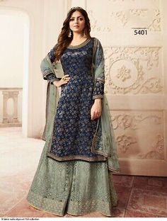 Pakistani Sharara Suit, Pakistani Sharara, Plazzo Suits, Gaun Fashion, Salwar Kameez Online, Sharara Suit, Salwar Kamiz, Designer Kurtis, Indian Dress