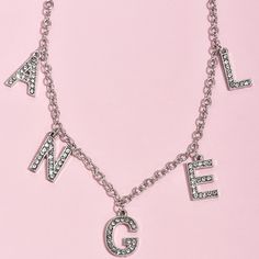 Necklace Jewelry Punk Personality Fashion Rhinestone Letter Necklace Women Gothic Statement Necklace Gifts Bijoux ChainModel Number:1005001622238858 Party Charm Necklace With Alloy Chain, Trendy Alloy Charm Necklace For Party, Personalized Metal Charm Necklaces For Party, Trendy Rhinestone Pendant Necklace, Personalized Metal Charm Necklace For Parties, Trendy Rhinestone Pendant Necklace (clavicle Chain), Trendy Rhinestone Clavicle Chain Pendant Necklace, Angel Y2k, Y2k Rings