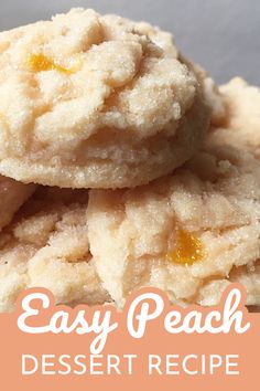 peach dessert recipe - peaches n cream cookies Peach Cookie Recipes, Oatmeal Peach Cookies, Fresh Peach Cookies, Peach Snickerdoodle Cookies, Peaches And Cream Hot Pocket, Peaches And Cream Cookies, Recipes For Peaches, Peach Cobbler Cookies Recipe, What To Make With Peaches