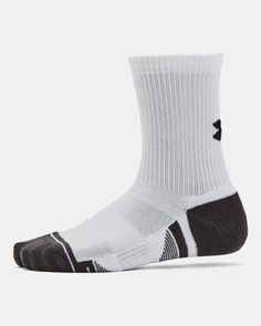 Durable material wicks sweat & dries really fast|New Locked-In Fit design keeps sock securely on heel for an adjustment-free fit|Medium cushioning throughout foot for comfort & protection|Mesh panels on top of foot for added breathability|Built-in arch support helps reduce foot fatigue Comfortable White Anti-odor Socks, Comfortable Sweat-resistant White Socks, Comfortable Sweat Resistant White Socks, Comfortable Breathable White Socks, Breathable White Socks, Comfortable White Breathable Socks, Comfortable White Sweat Resistant Socks, White Breathable Socks, White Anti-odor Functional Socks