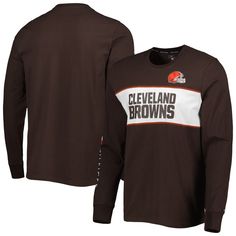 The Tommy Hilfiger Men's Tommy Hilfiger Brown Cleveland Browns Peter Team Long Sleeve T-shirt is the ultimate way to showcase your unwavering support for the Cleveland Browns. Officially licensed by the NFL, this shirt boasts embroidered fabric appliques and screen-printed graphics that proudly display the Browns logo and team colors. Crafted from soft and durable cotton, this long-sleeve tee is perfect for game day or any occasion when you want to flaunt your Browns pride. Brown Pride, Nfl Cleveland Browns, Tommy Hilfiger Long Sleeve, Tommy Hilfiger T Shirt, Browning Logo, Brown Tshirt, Embroidered Fabric, Tommy Hilfiger Man, Cleveland Browns